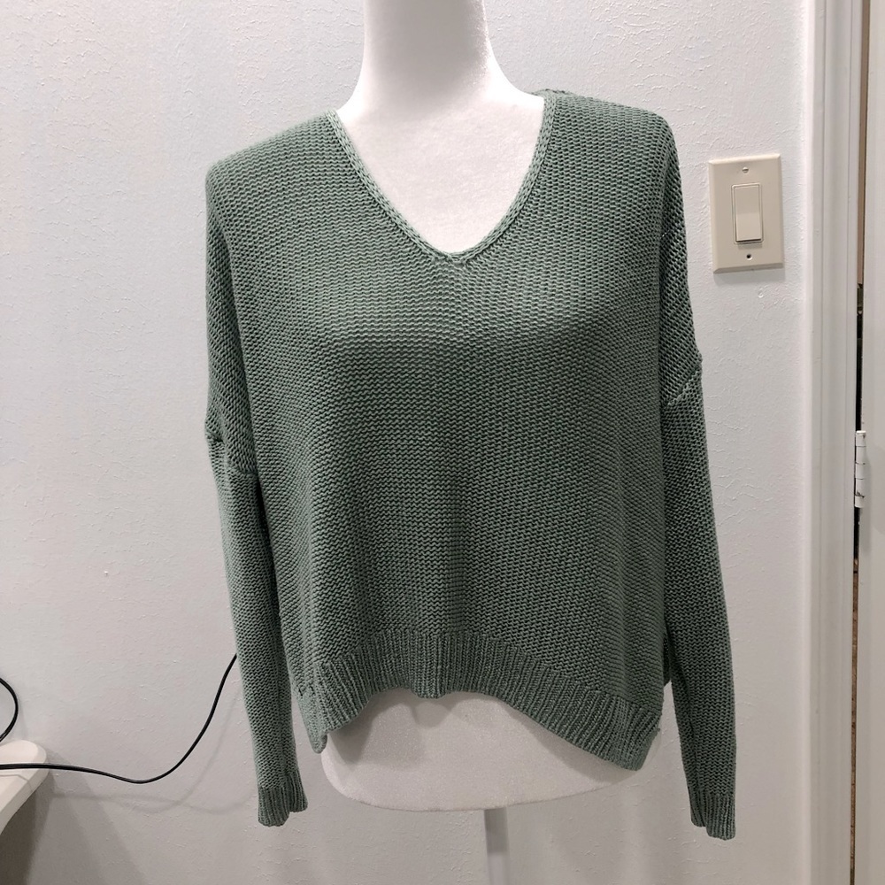 H&M knitted cropped sweater pullover